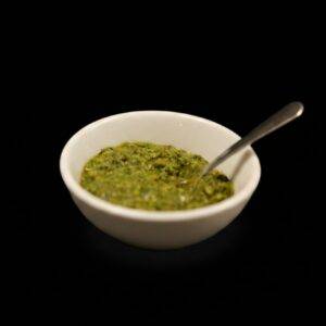Pesto maison basilic et noix