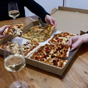 Boite pizza précuites