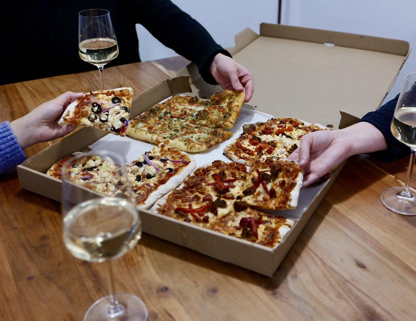 Boite pizza précuites