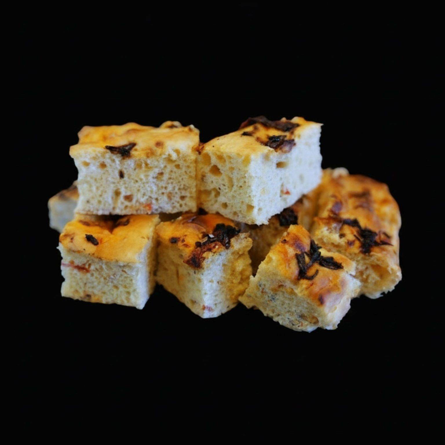 foccacia en petits morceaux