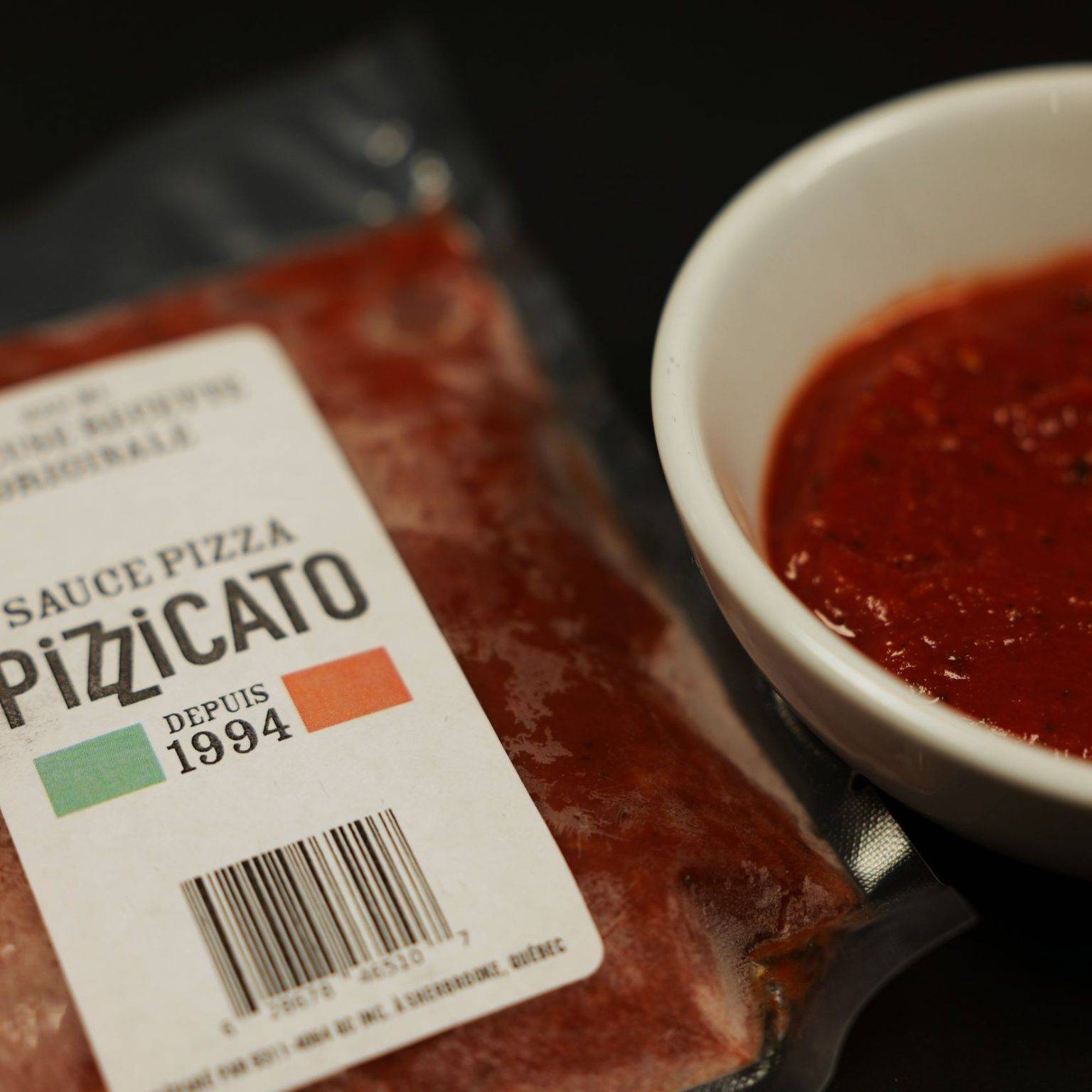 sachet sauce a pizza maison, surgelé